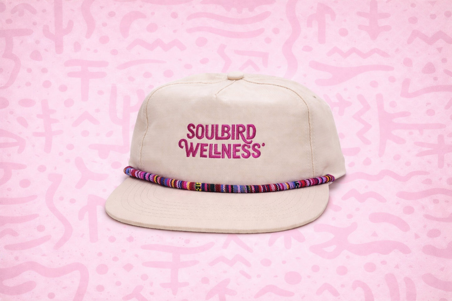 HAT | Ivory w/ Fiesta Rope