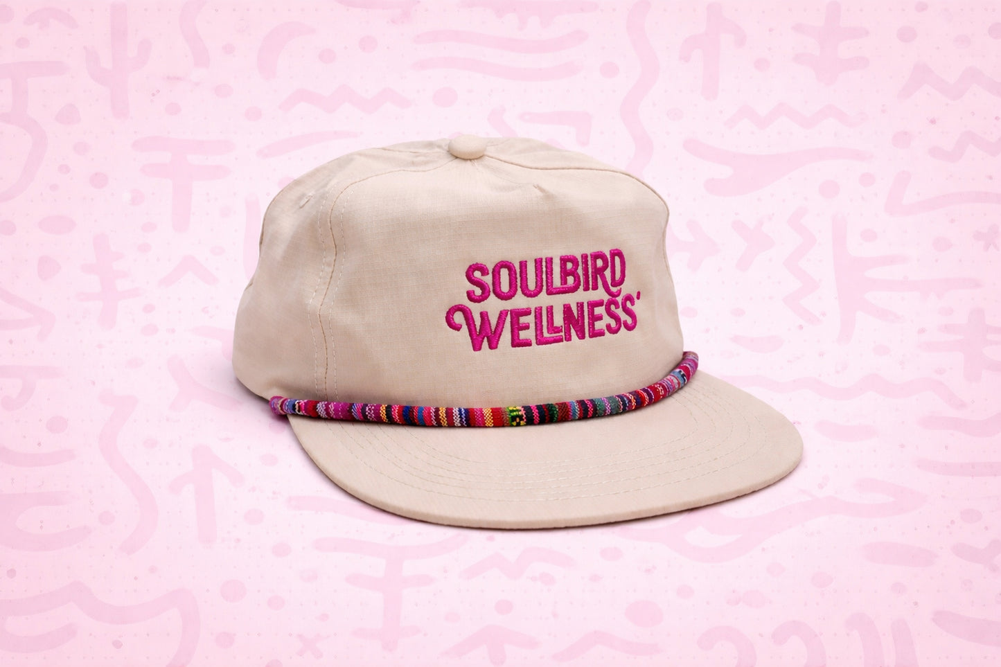 HAT | Ivory w/ Fiesta Rope